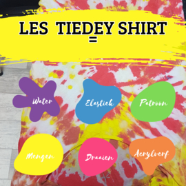 Kinderfeestje Tie dye shirt