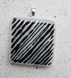 stripe glass pendant necklace atelier bertina