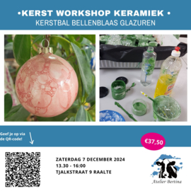Resultaten Zaterdag 7 december 2024 kerstballen glazuren met bellenblaas glazuur