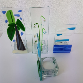 Sfeerlichtje landschap glasfusion