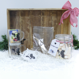 Koe kerst geschenken / cadeau pakket