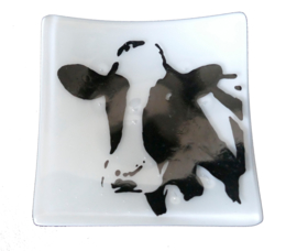 Glass cows dishes