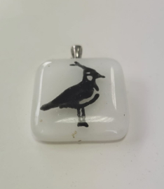 kievit glazen hanger ketting atelier bertina