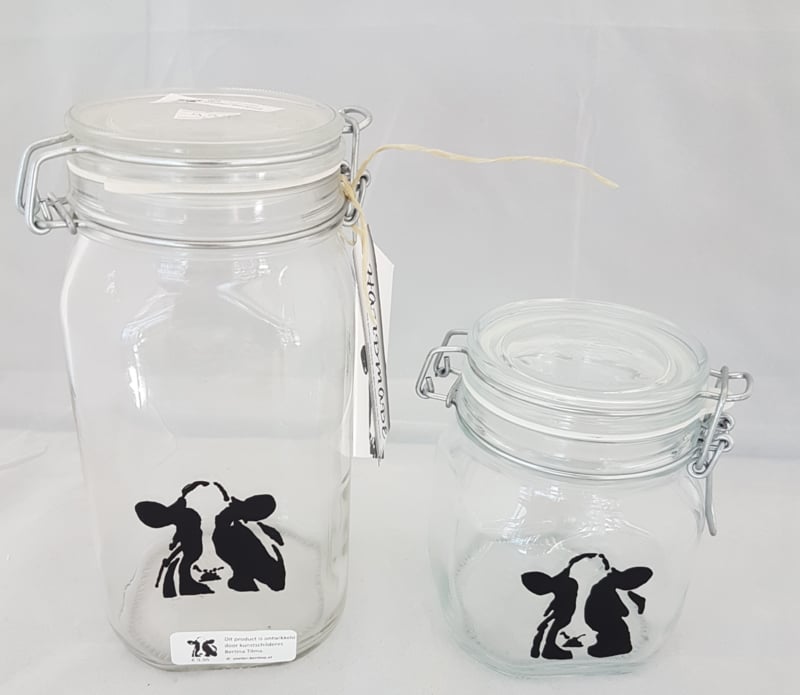 Jar with cow (small)