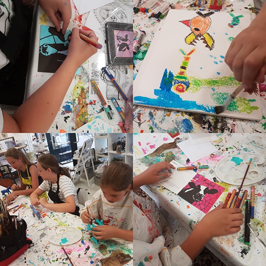 Hedendaags Workshop schilderen kinderen en tieners individueel | Atelier-Bertina GT-93