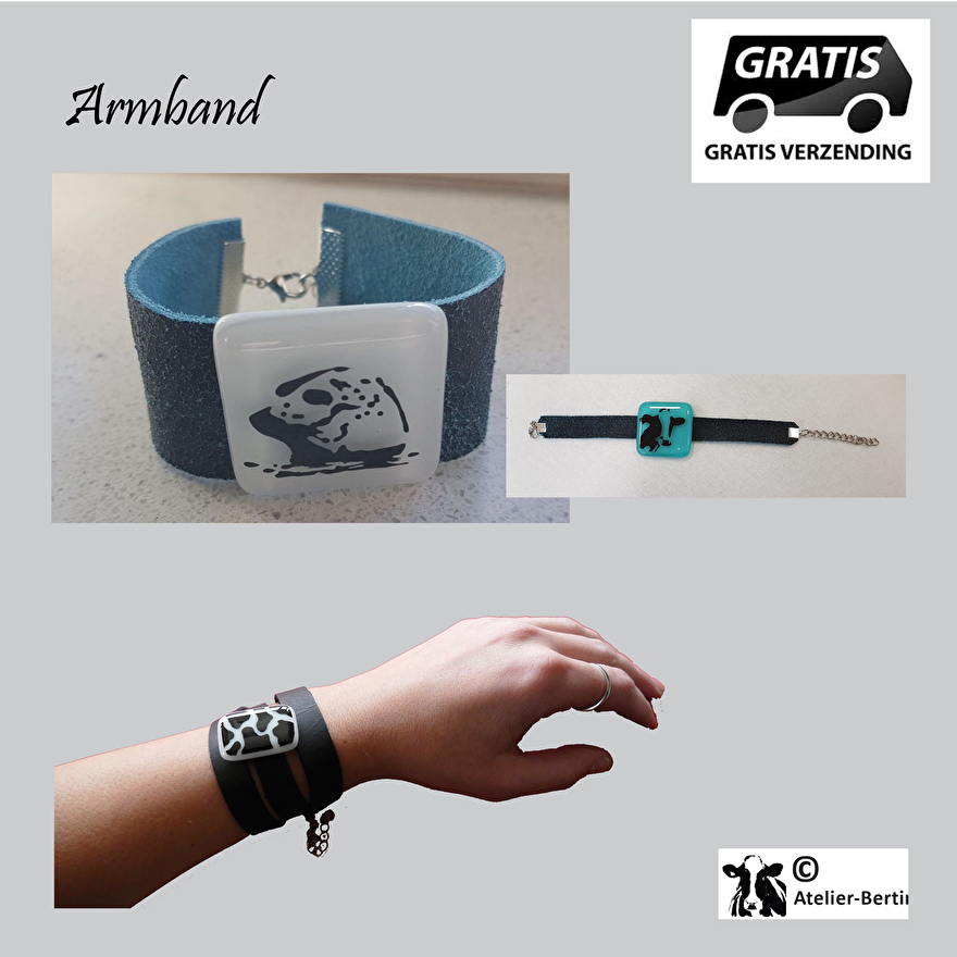 armband koe paard geit varken schaap kievit vogel zeehond varken kunst