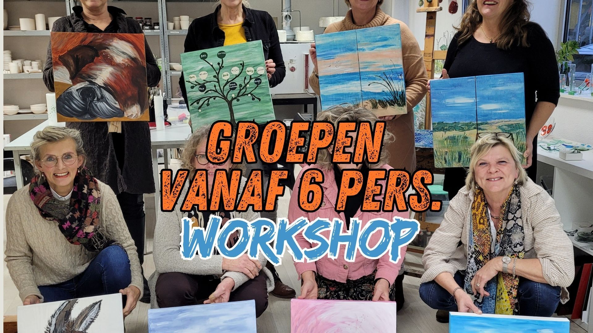 Groep vanaf 6 personen workshop raalte overijssel
