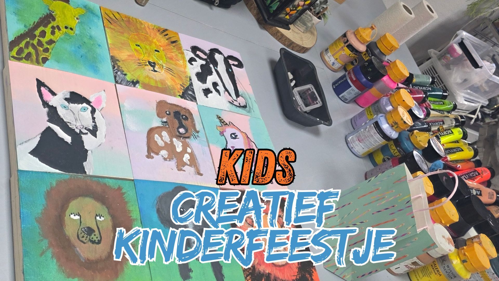 Schilder creatief kunst kinderfeestje raalte overijssel