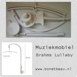 Muziekmobiel Brahms Lullaby Wit