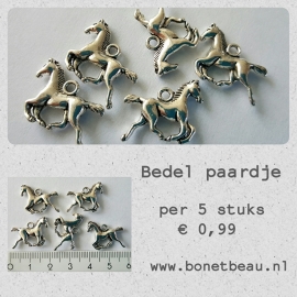 Bedel paardje per 5 stuks