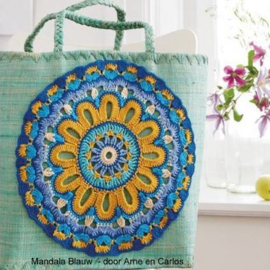 Haakpatroon Mandala Blauw GRATIS