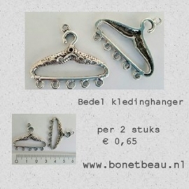 Bedel Kledinghanger per 2 stuks