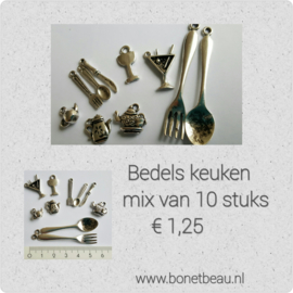 Bedel mix keuken 10 stuks