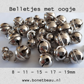 Belletje met oogje 8mm