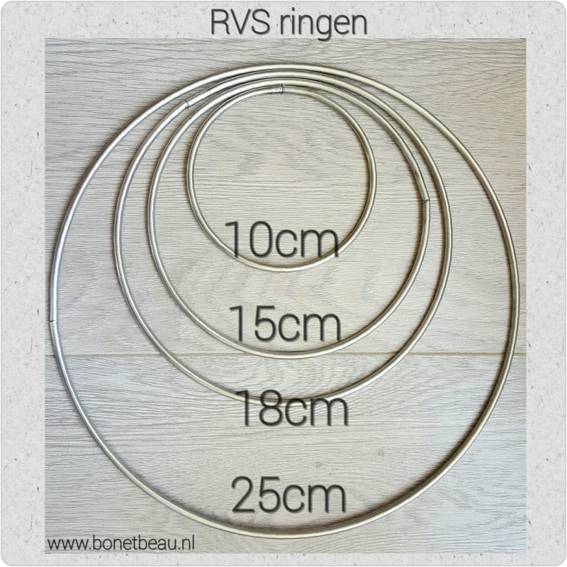 RVS ring 25cm
