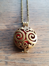 Etherische olie medallion: steampunk spirals