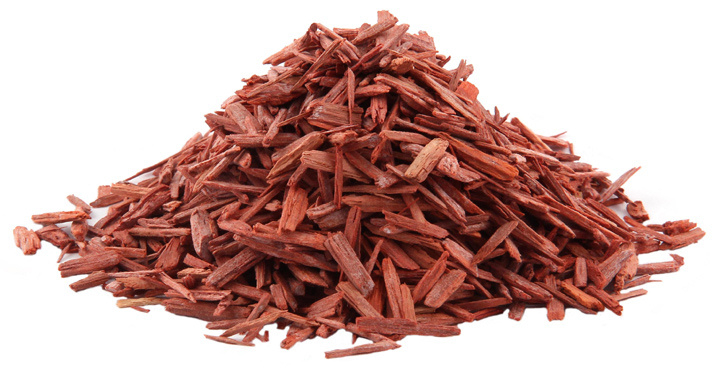 Wierookkruid: Sandelhout (rood) - Pterocarpus santalinus - 30 gram