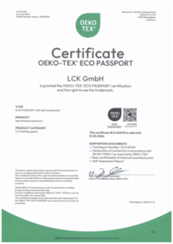 Puratex® impregnation again certified with OEKO-TEX® passport
