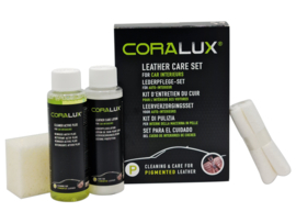 Coralux® Lederpflegeset für Autoleder