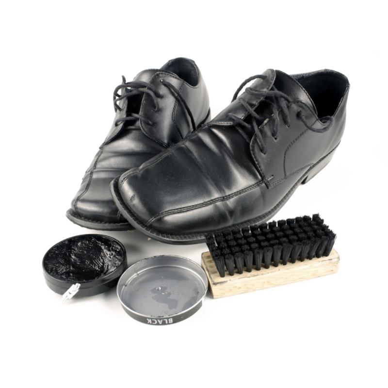 how to remove shoe polish from leather couch