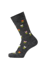 Tulip  merino wollen sokken antraciet