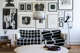 Woondeken Sankt Petri Floor - 100% lamswol - black/white