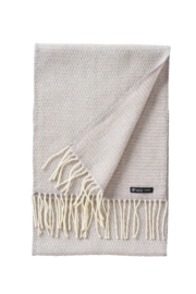 Sjaal Hugo warm grey- merino wol