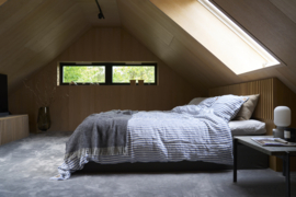 Klippan plaid brushed Zweedse wol Vide Charcoal