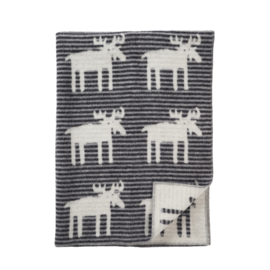 Klippan eco-wol Eland streep grey