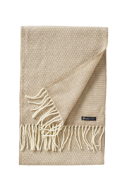 Sjaal Hugo taupe- merino wol
