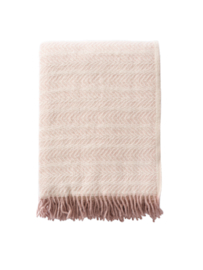 Klippan plaid 100% gebrushte lamswol Alm