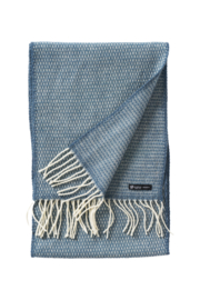 Sjaal Hugo dusty blue- merino wol
