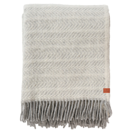 Klippan wollen plaid Skanör grey melange