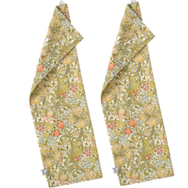 Klippan 100% katoenen theedoek Golden Lily , 2 stuks