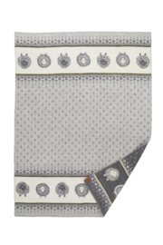 Jacquard wollen woondeken - 100% lamswol - Gute