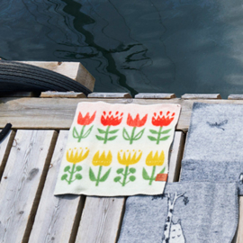 Klippan Seatpad Tulip multi - 100% lamswol