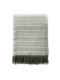 Klippan plaid 100% gebrushte lamswol Alm