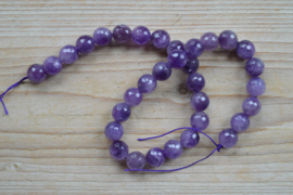 Amethyst facettierte runde Perlen 12 mm