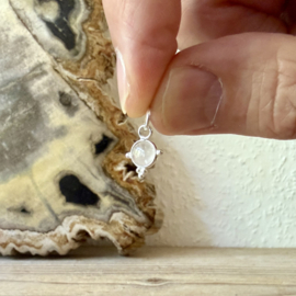 Sterling zilver hangertje met Rozenkwarts