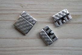 Metalen magneetsluiting 20 mm ca. 24 x 24 mm per stuk