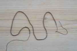 Rauchquarz runde Perlen ca. 2 mm A klasse (seedbeads)