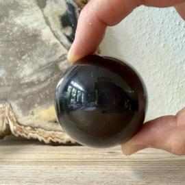 Regenboog Obsidiaan bol