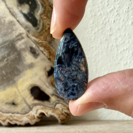 Pietersiet cabochon ca. 15 x 32 mm