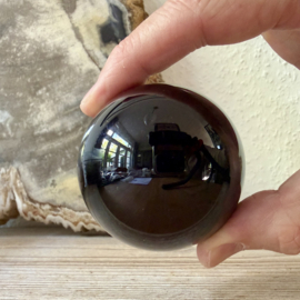 Zwarte Obsidiaan bol