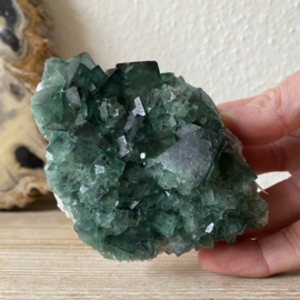 Groen Fluoriet cluster