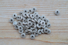 Metal Perle ca. 3 x 8 mm pro 10 Stück