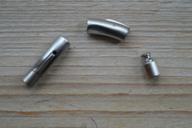 Edelstahl Hakenverschluss Matt 6 mm ca. 8 x 30 mm pro stück