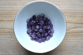 Amethist coin cabochon ca. 10 mm