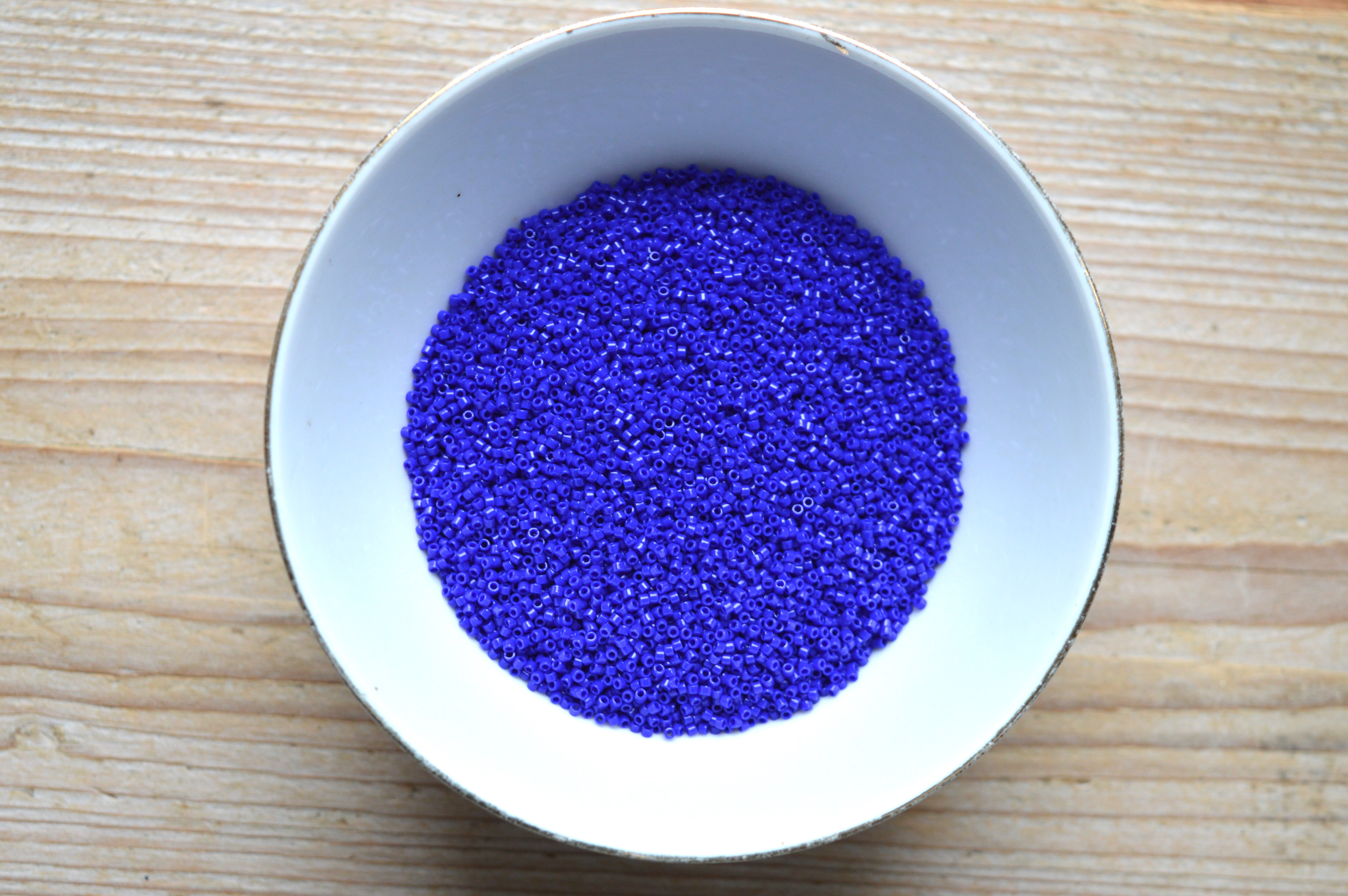 Miyuki Delica’s 11-726 Opaque Cobalt (per 5 gram)