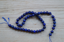 Lapis Lazuli ronde kralen 8 mm (bijgekleurd)